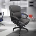 Mid-Back Leather-Look Managers Chair